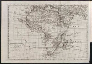 L´Afrique divisée en ses Principaux Etats par le St. Janvier Geographe