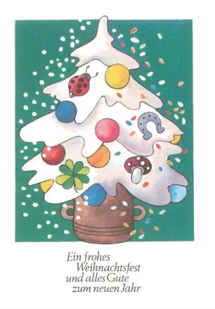 Bildpostkarten "Ein frohes Weihnachtsfest ..."