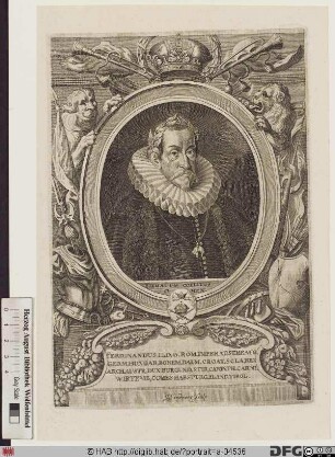 Bildnis Ferdinand II., römisch-deutscher Kaiser (reg. 1619-37)