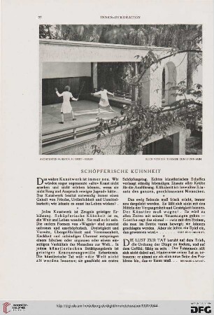Schöpferische Kühnheit