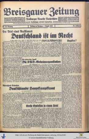 Nr. 178-204 (August 1933)