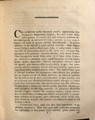Procancellarivs d. Travgott Thomasivs ... promotionem in ivre utroqve doctoralem ... Christiani Ravi ... indicit, thema de vsv pecvlii practico