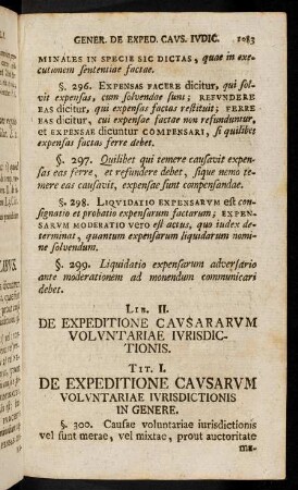 1083-1090, Liber II. De expeditione causarum voluntariae iurisdictionis in genere