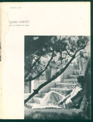 Lilian Harvey - Un estudio de Jones