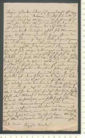 Brief von Auguste Semler an Antonie von Chamisso