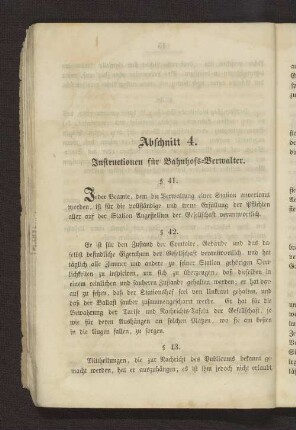 Abschnitt 4. Instructionen für Bahnhofs-Verwalter.