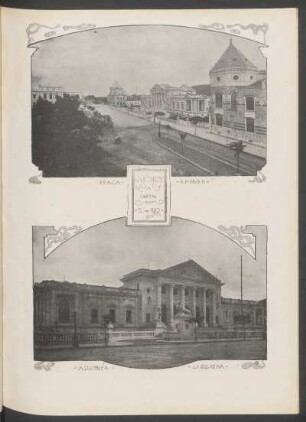 Nictheroy, a capital do E. do Rio - [Fotografias] : Praça Dom Pedro II. [e] Assembleia legislativa