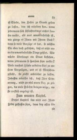 Zum neunten Kapitel