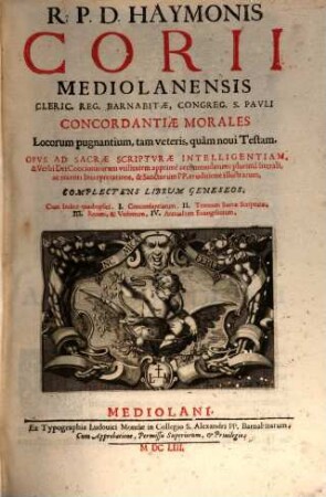 Concordantiae morales Locorum pugnantium tam veteris quam novi Testamenti, 1