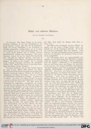 Bilder von seltenen Meistern, 9, Zu Vitrulio