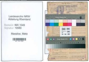 Entnazifizierung Meta Masslow , geb. 10.09.1895 (Lehrerin)