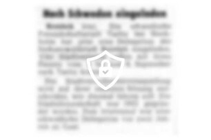 Nach Schweden eingeladen