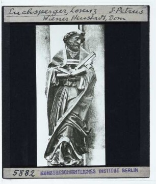 Luchsperger, Apostelzyklus im Dom von Wiener Neustadt : Apostel Petrus