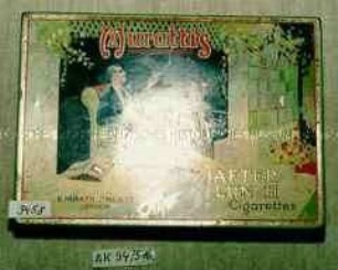 Blechdose für "Muratti's AFTER LUNCH Cigarettes B. MURATTI SONS UND Co. LONDON."