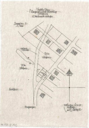 Gsaenger, Gustav; Moosburg (Bayern); Südchemie, Umspannwerk - Tekturplan (Lageplan 2)