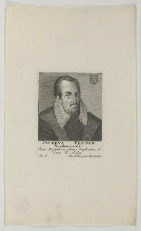 Bildnis des Jacobvs Fetzer