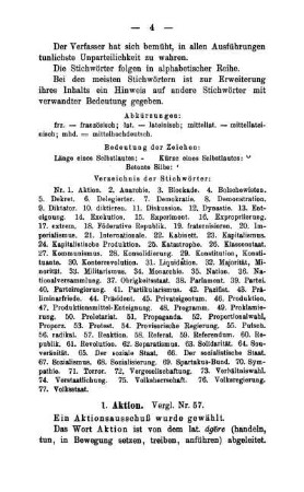 1. Aktion.