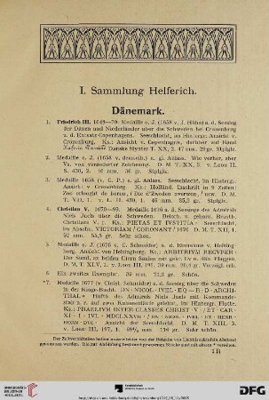Dänemark (Nr. 1-18)