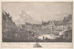 Altmarkt mit Schloss- und Frauenkirchenturm