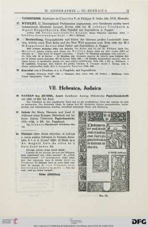 Hebraica, Judaica (Nr. 90-102)