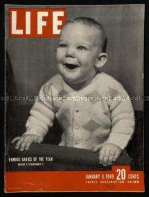 Amerikanische Zeitschrift "Life". 26/27. Jahrgang 1949