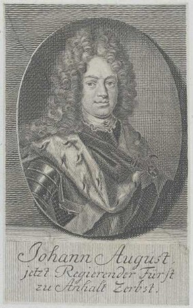 Bildnis des Johann August von Anhalt-Zerbst