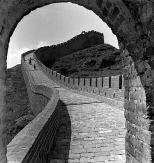 Besucher auf der Chinesischen Mauer