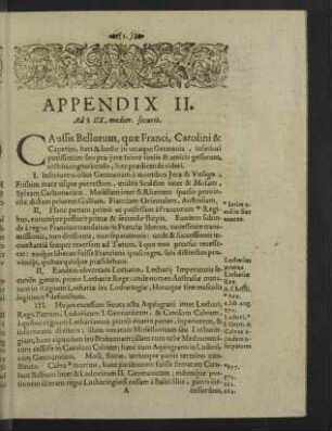 Appendix II.