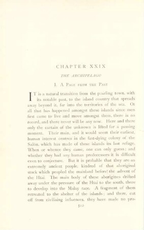 Chapter XXIX. The Archipelago