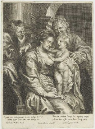 Die Heilige Familie mit Heiligen Anna