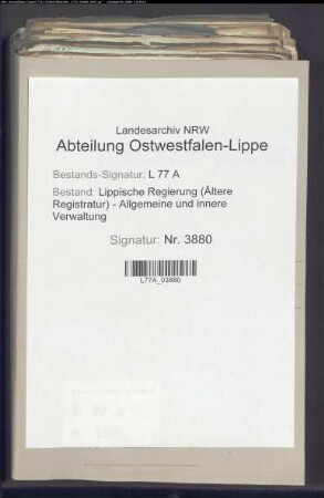 Grundstücksverkäufe im Amt Sternberg-Barntrup (Beratung der Kolonate) Nr. 61-90, Bd. 2