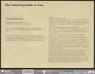 Einleger: Fotowettbewerb, Aufruf
