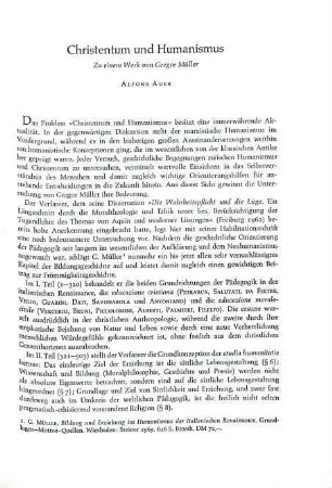 163-166 Christentum und Humanismus
