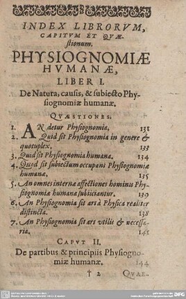 INDEX LIBRORUM, CAPITUM ET QUAESTIONUM.