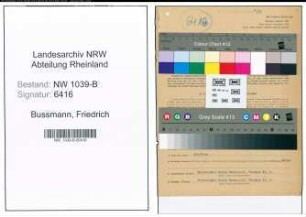Entnazifizierung Friedrich Bussmann , geb. 25.05.1906 (Bankbeamter)