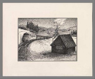 Ohne Titel (Haus aus Bahnschwellen)