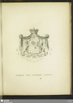 Herzog von Sachsen Coburg