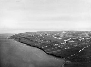 Strandterrassen : Strandterrassen von Nowaja Semlja vom Luftschiff LZ 127 Graf Zeppelin aus aufgenommen.