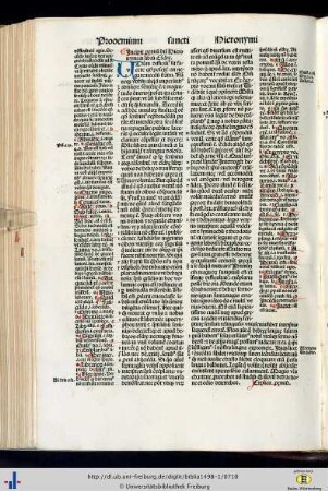 Prooemium Sancti Hieronymi.