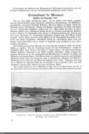 Stellungskampf bei Miraumont