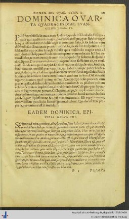 Dominica Quarta Quadragesimae.