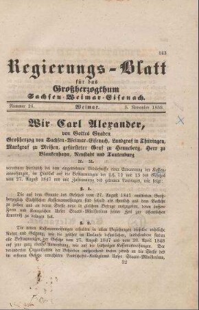 Nr. 26 : 5. November 1859