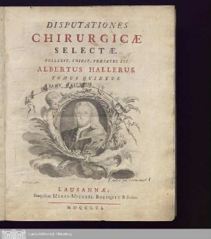 Tomus 5: Disputationes Chirurgicæ Selectæ