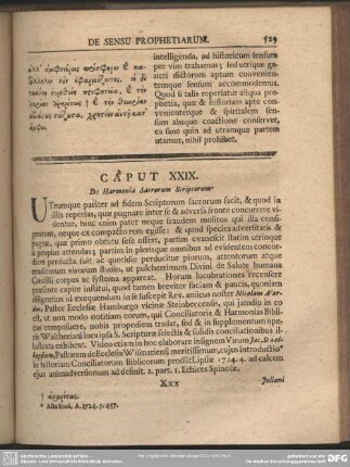 Caput XXIX. De Harmonia Sacrorum Scriptorum