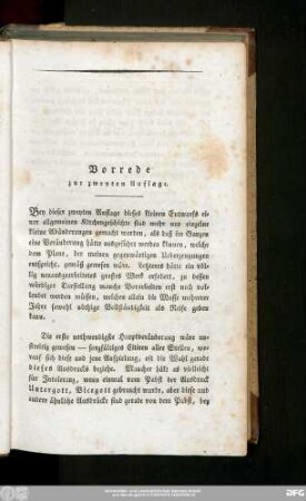 Vorrede zur zweyten Auflage.
