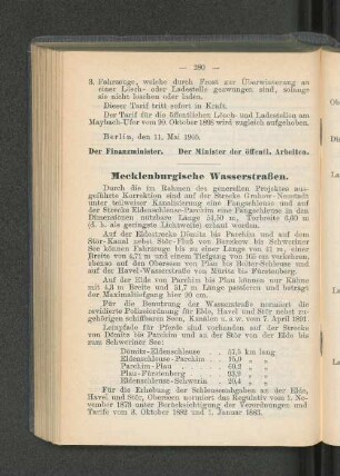 Mecklenburgische Wasserstraßen.