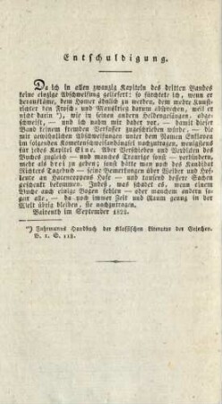 Entschuldigung