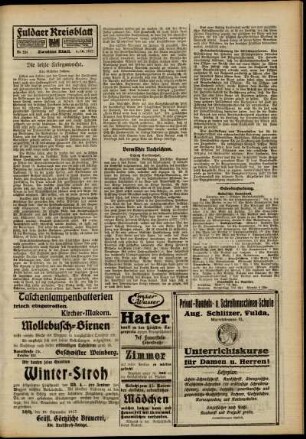 Zweite Ausgabe vom Samstag, den 06. Oktober 1917.
