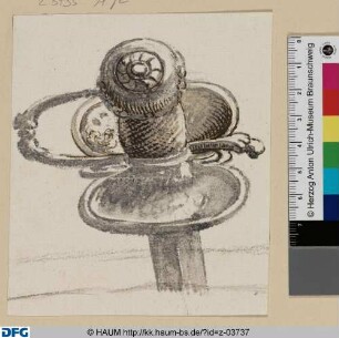 Entwurf für eine Trophäe: ein Schwertgriff