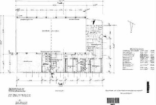 Kornwestheim Pbf: Nebengebäude Sporthalle ESV Erdgeschoß